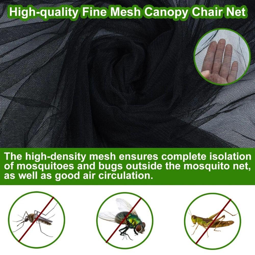 Insect Proof Bug Mesh Tent Zipper Opening Mosquito Net Travel Mosquito Net Cover Garden