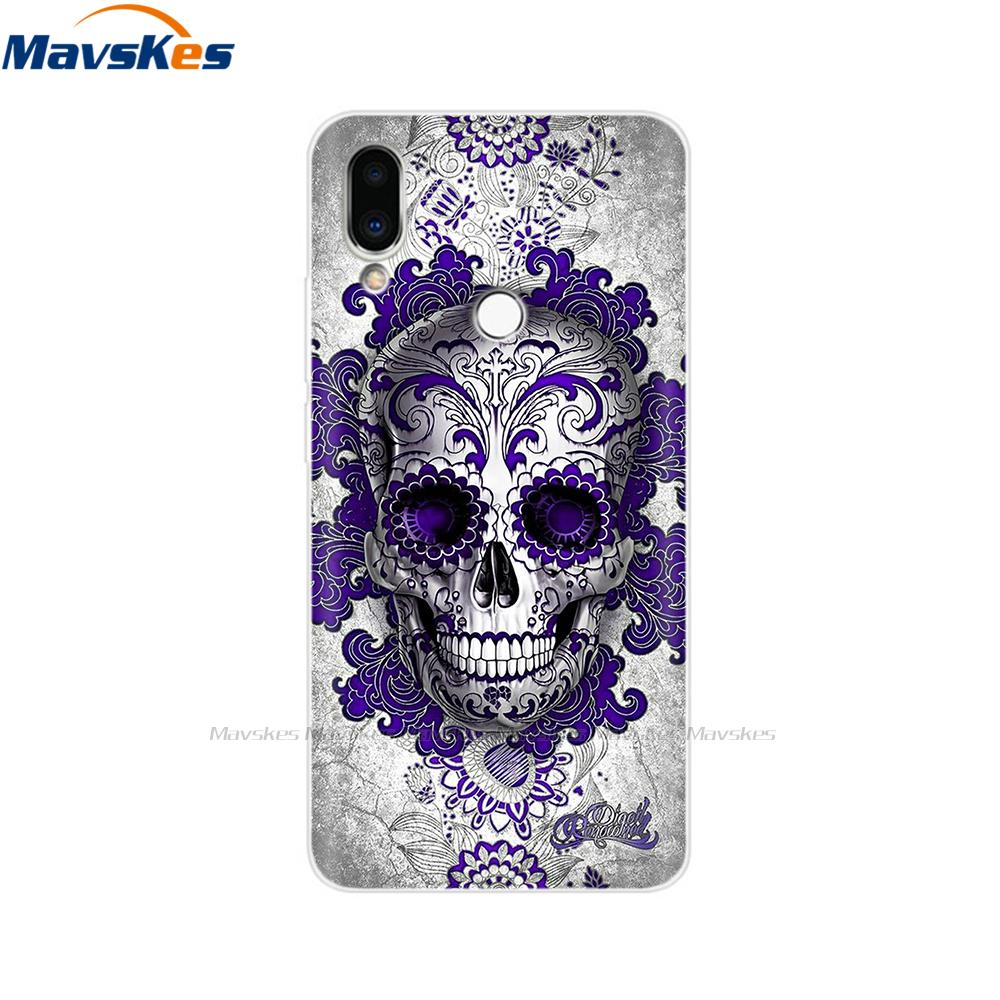For Meizu Note 9 Case Note9 Soft TPU Silicon Funda Back Cover For Meizu M9 Note Case M9Note M 9 Rose Print Phone Case Coque Para
