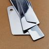 Handmade Stainless Steel Leather Glue Scraper - Easy-Clean DIY Shaping & Coating Tool