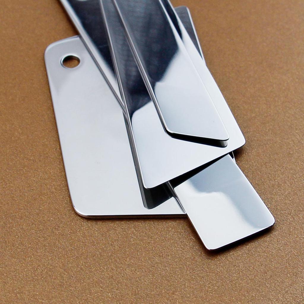 Handmade Stainless Steel Leather Glue Scraper - Easy-Clean DIY Shaping & Coating Tool