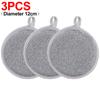 Double-side Dishwashing Sponges Silver Wire Cleaning Sponge Pot Dish Wash Sponge Oil Removal Scouring Pads for Kitchen Cleaning