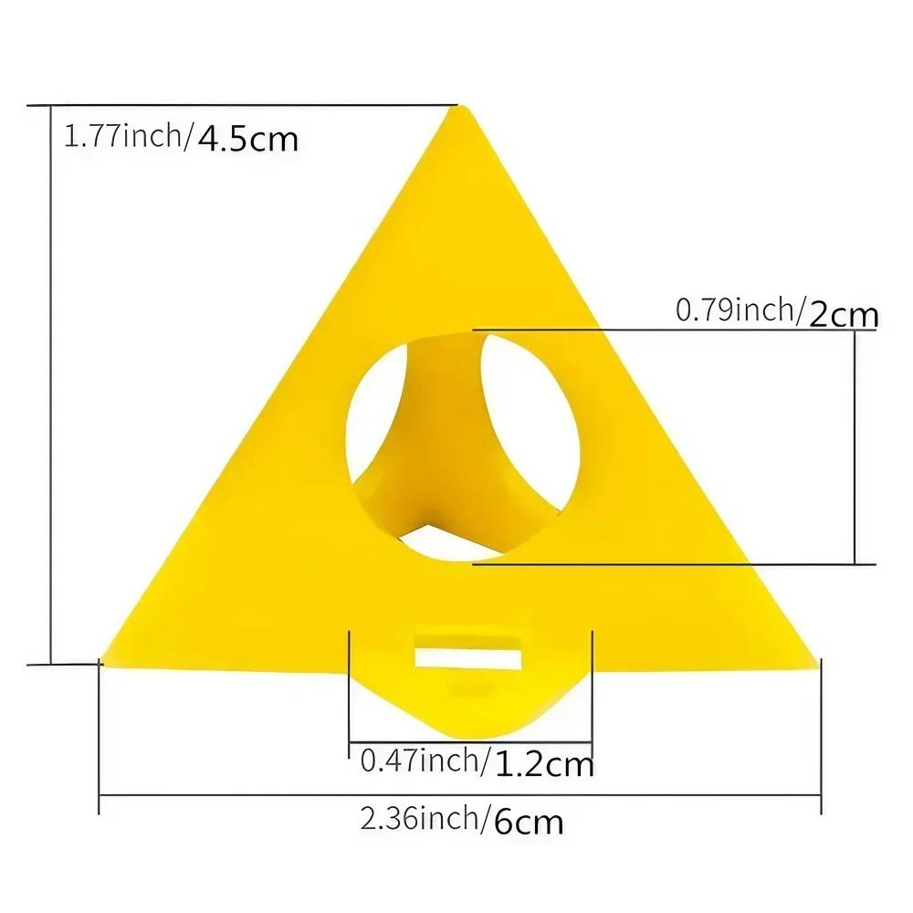 10PCS Triangle Spray Painting Powder Coating Wood Board Support Stand Foot Pad Plastic Cone Woodworking Paint Stand Art Supplies