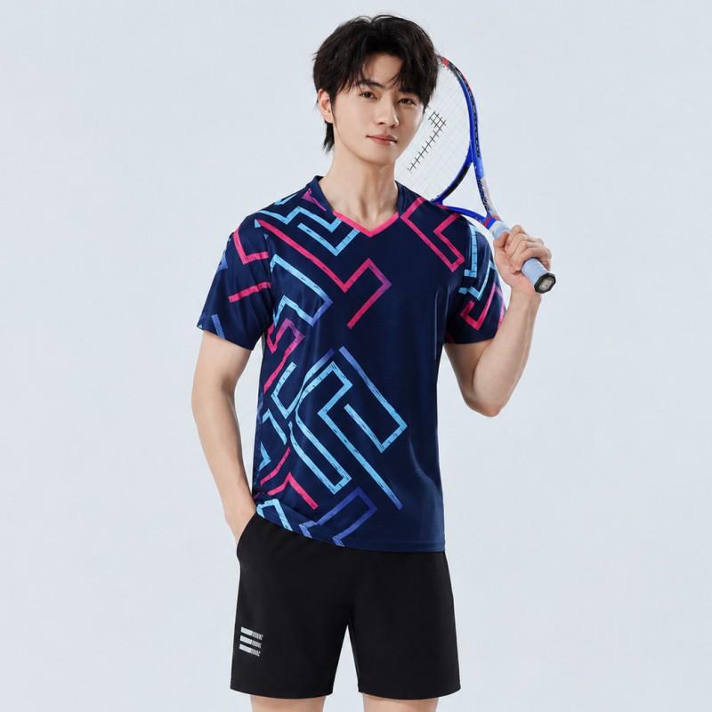 Quick-Dry Badminton Set Men Women Youth Sportswear Short Sleeve Top Shorts Skirt Training Competition Uniform
