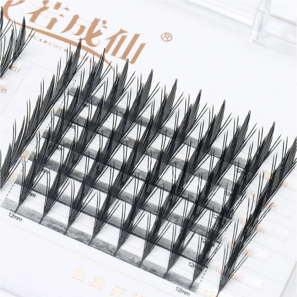 Tower Top False Eyelashes 12 Rows Premade Fan Lashes Natural Eyelashes Extensions  Women