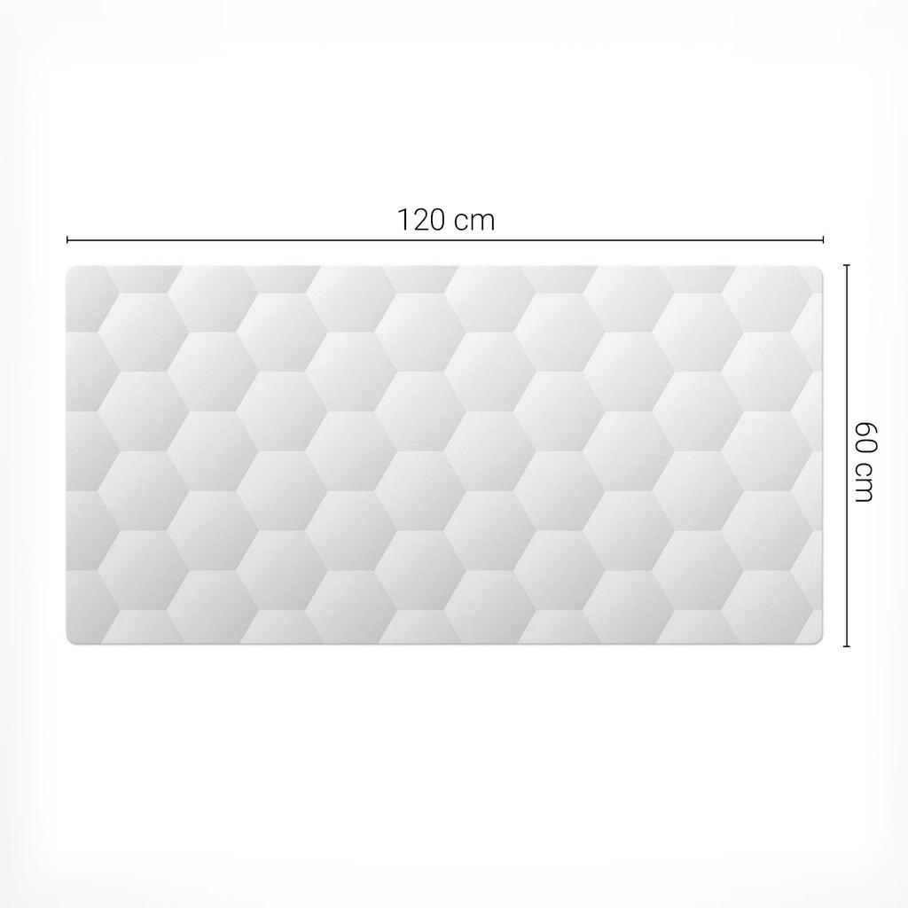 Protective Vinyl Mat For Companies And Offices Geometric 3D Pattern 120X60 Cm