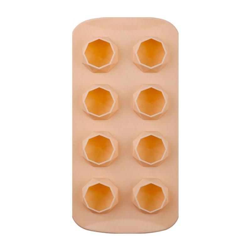 8 Cells ice cubes Moulds Flexible Food Grade Silicone DIY Ice Tray Kitchen Ice Makers for Wine Cocktails 14 Styles