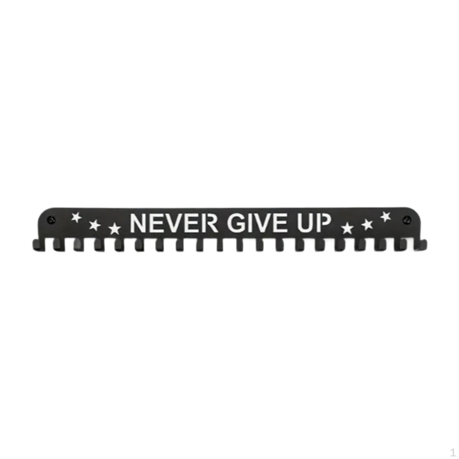 

Держатель для настенного крепления с крючками Спортивные награды NEVER GIVE UP