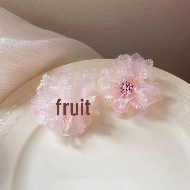 Handmade 2025 Refreshing Blue Beaded Stud Earrings - Unique High-End Vacation Style Design