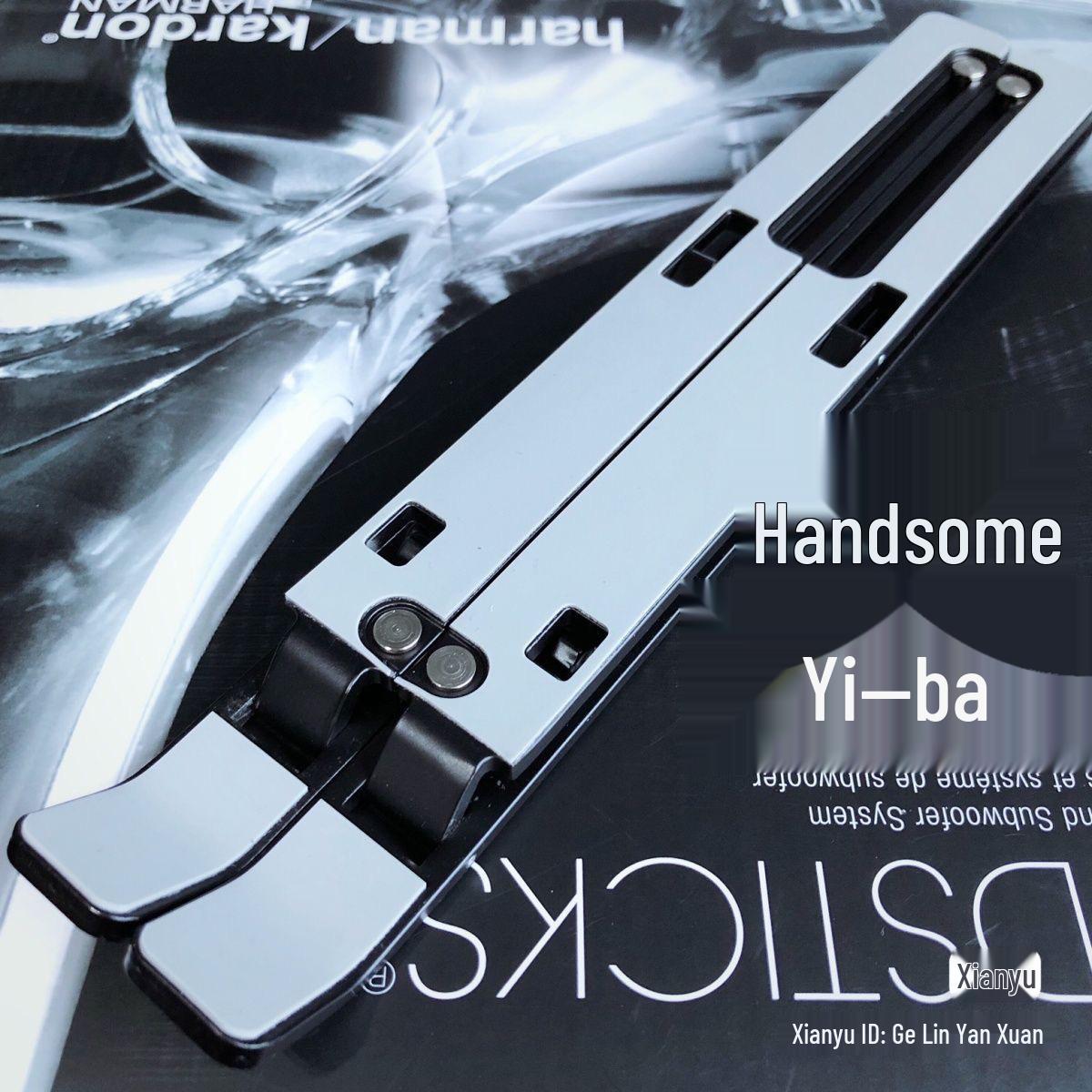 18-inch Foldable Aluminum Alloy Gaming Laptop Stand with All-Silicone Cooling.