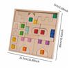 Wooden Castle Arch Building Blocks Set Puzzle Base Beech Wood