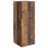 Wall Mounted Cabinet In Reclaimed Wood Look 33 X 34.5 X 90 Cm Particleboard