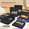 Washable Double-Headed Marker Pen Set for Kids Painting - Watercolor Stationery Gift Box