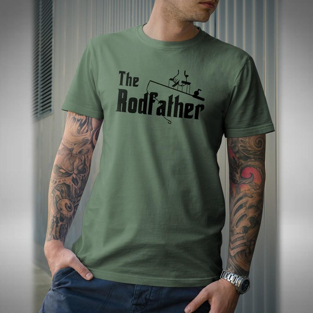 

Rodfather T-shirt Funny Fishing Carp Pike Angler Fly Sizes Small to 5XL 4XL