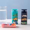 Mini Pill Organizer 3 Times A Day Portable Buckle Design Travel Tablet Holder for Vitamins Dispenser Small Pocket Medicines Case