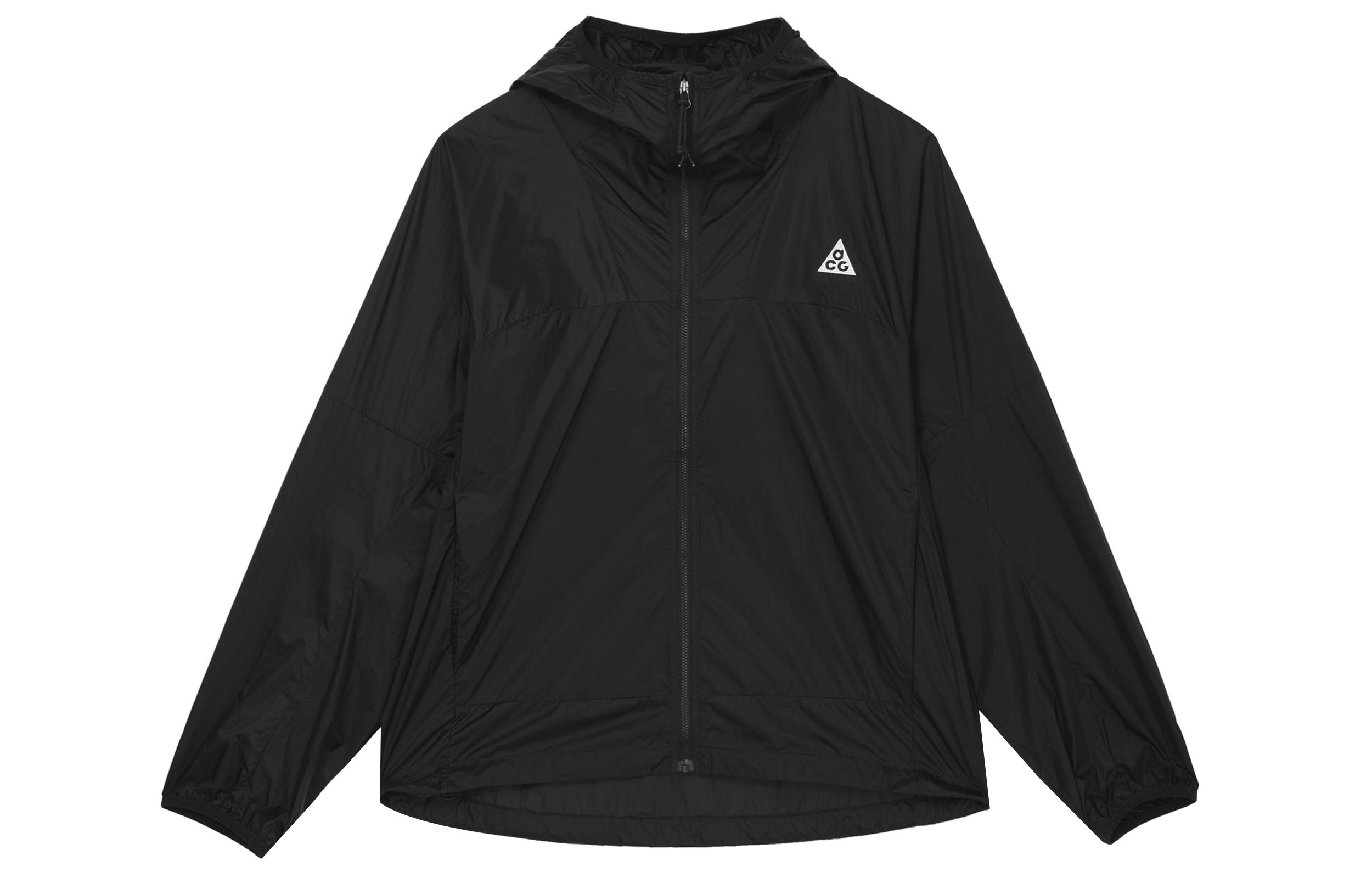 Nike ACG Jackets Men s Black Hooded Moderate Mock Two Piece DB0979-015 XL