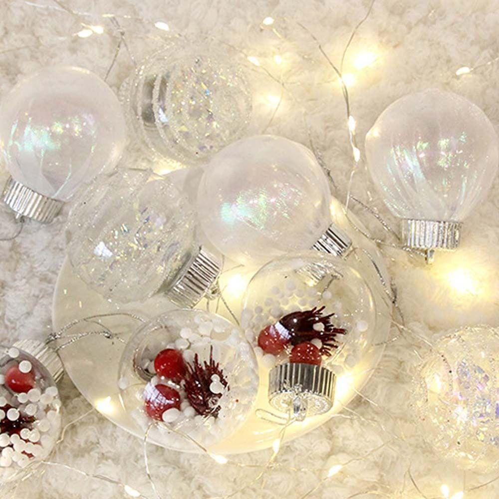 9pcs DIY Painted Christmas Hanging Balls 6cm Merry Christmas Decor  Holiday Festive