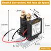 High Current Battery Disconnect Switch Remote Kill Switch for Car Truck 500A 12V