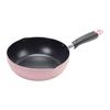 Pearl Metal 22cm Deep Frying IH with Measuring Suitable for Deep Frying and Retort Pan, Compatible, Marks, 500cc-1500cc Capacity, Non-stick Coating,