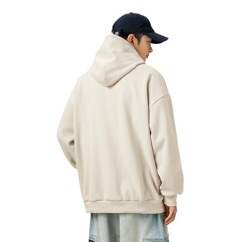 

Мужской свитер осень-зима новый ретро свободный модный бренд американская пара толстовка с капюшоном XXL абрикосовый