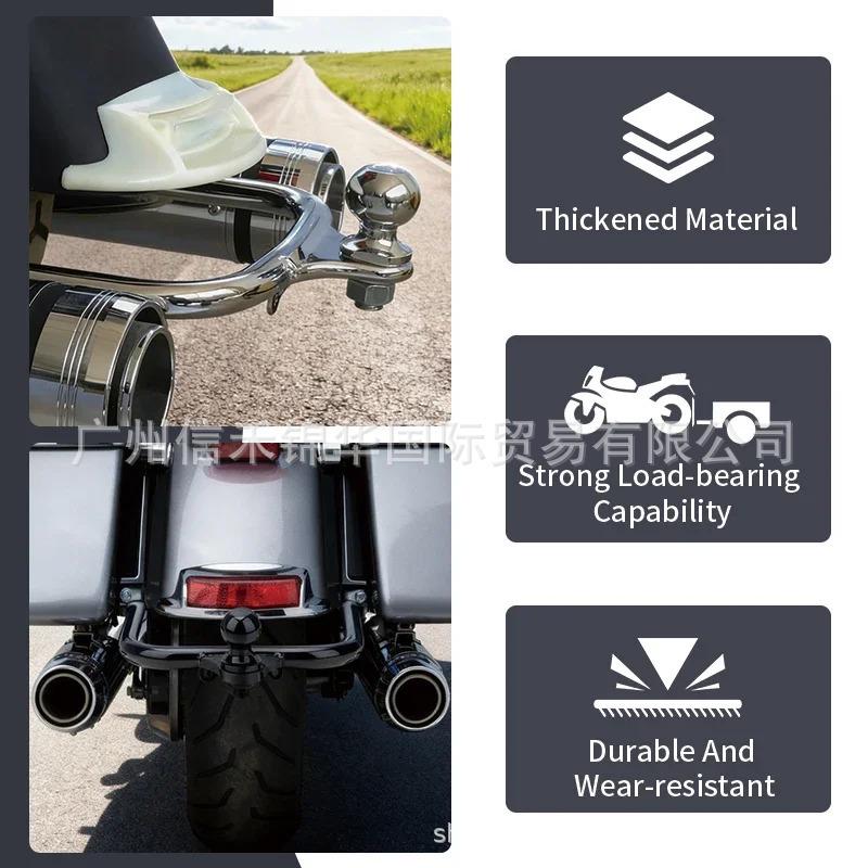 Fits Harley Glide/Road King Motorcycle Trailer Hitch Bracket Bar (2009-2023).
