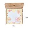 Cute Cartoon Animal Decorative Sticker Original Message Paper Butter Bear Sticky Note  Notebook