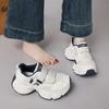 Ugly cute Velcro double net dad shoes women's sports 2025 summer new chic niche Korean version platform white shoes