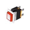 Rectangular Metal Illuminated Push Button Switch