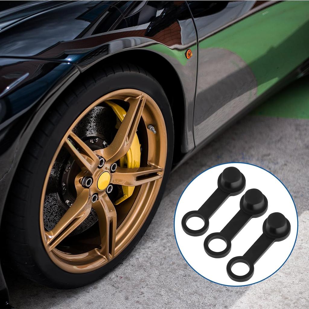 30 Pcs Rubber Grease Fitting Caps Brake Bleeder Cap Black Brake Dust Cover Car Zerk Covers Small Automotive Brake Bleeder Screw Caps Bleed Nipple Cap