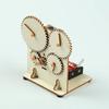 DIY 3D Mechanisches Holz Zahnrad Puzzle Wissenschaft STEM Modellbausätze Lasergeschnitten Funktion durch Uhrwerk Geschenk Spielzeug für Kinder