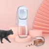 2 In 1 300ml Portable Food Grade Material Dog Cat Travel Pet Water Cup Bottle with Food Dispenser