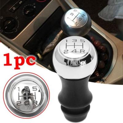 Botão de mudança de marcha cromado MT de 5 velocidades para Peugeot 106 206 207 306 307 407 408 508