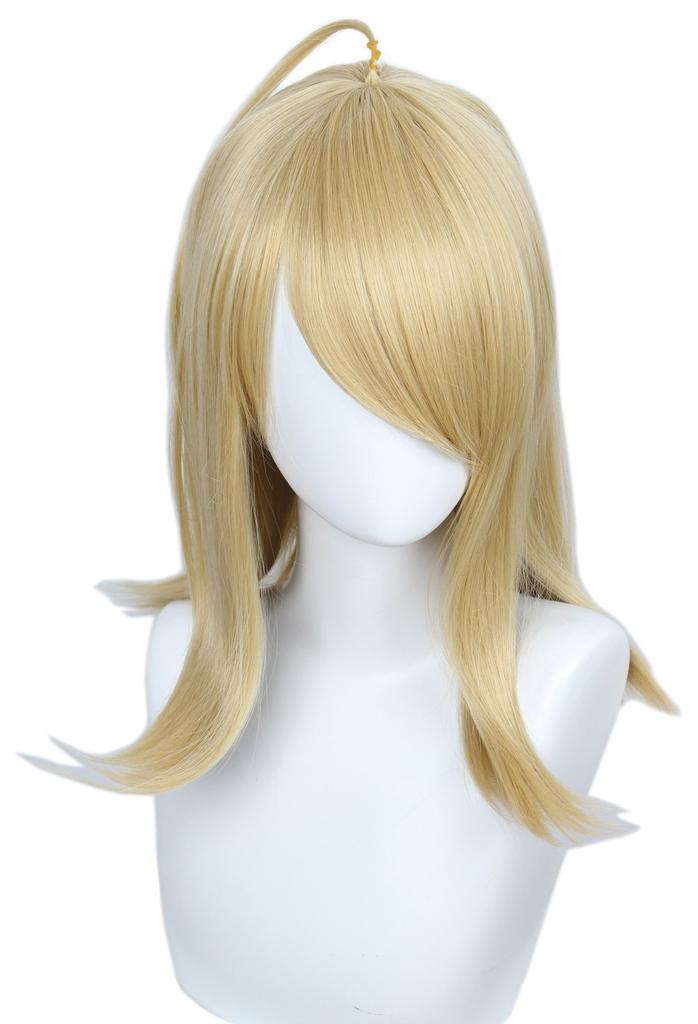 Linfairy Light Gold Cosplay Wig, Heat Resistant, Costume Accessory, Disguise
