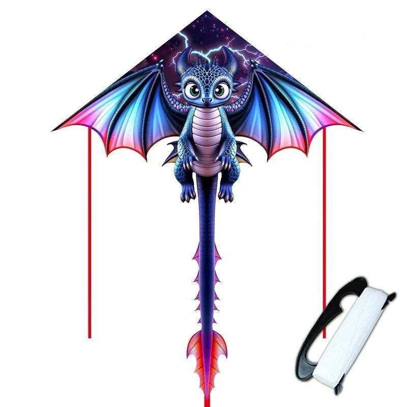 Creative 1.4M Large Dragon Kite Cute Lifelike 3D Dragon Outdoor Sport Fun Flying Kite For Child Toy