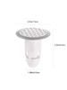 1pc Bathroom Floor Drain, Anti Odor Core, Universal Toilet Insect Proof, Anti Backflow Odor Sealed Closed Cover For Sewage Pipes