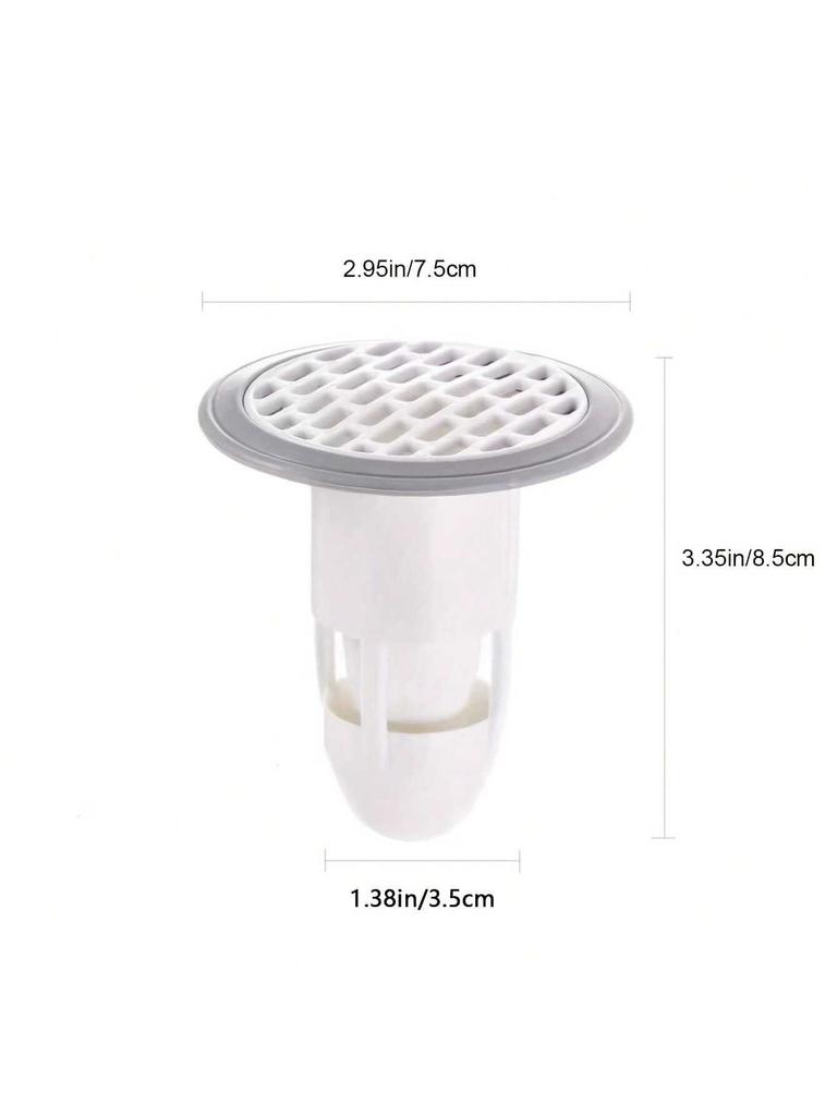 1pc Bathroom Floor Drain, Anti Odor Core, Universal Toilet Insect Proof, Anti Backflow Odor Sealed Closed Cover For Sewage Pipes