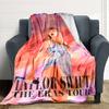Taylor Swift'S Eras Tour Performance Blanket Soft Throw Blanket For Home Bedroom Bed Sofa Travel Office Solid Christmas Blanket