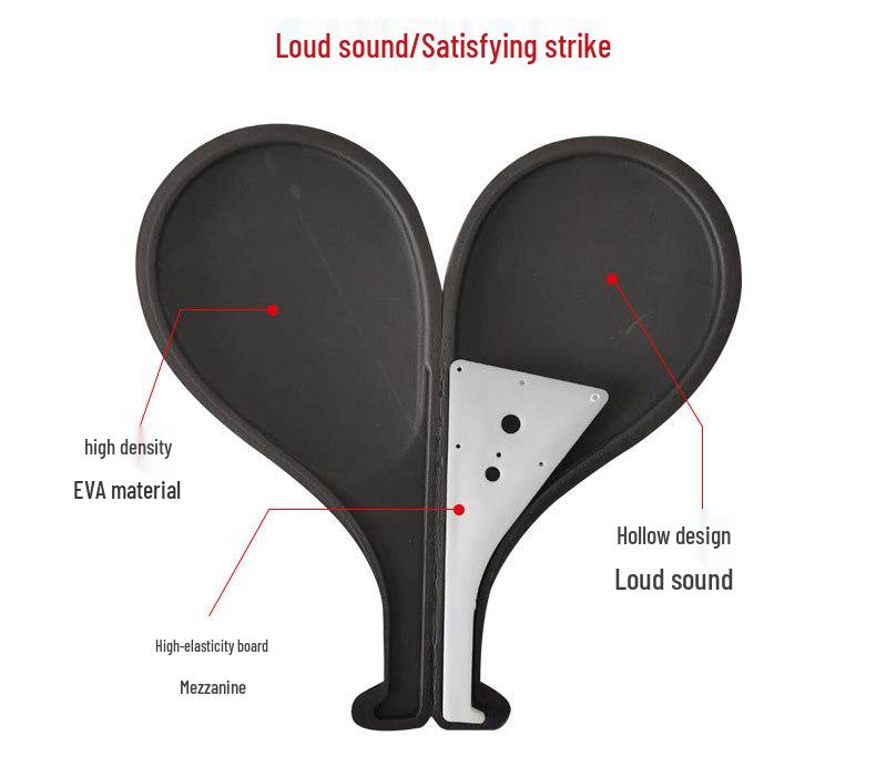 Double Leaf Taekwondo & Boxing Hand Target - Chicken Leg Style with Custom Logo