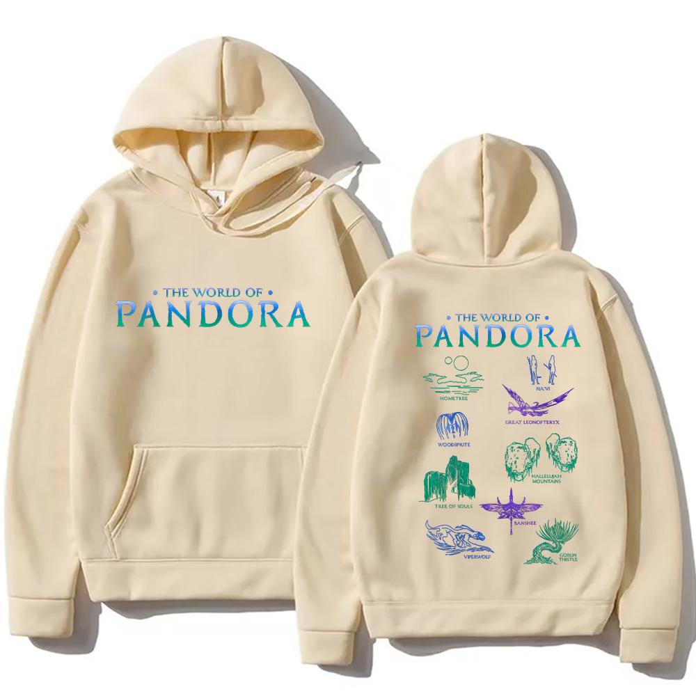 

Худі Pandora Avatar Светри Avatar The World of Pandora Подарунки Avatar для жінок чоловіків Толстовки Harajuku Естетичний одяг M хакі