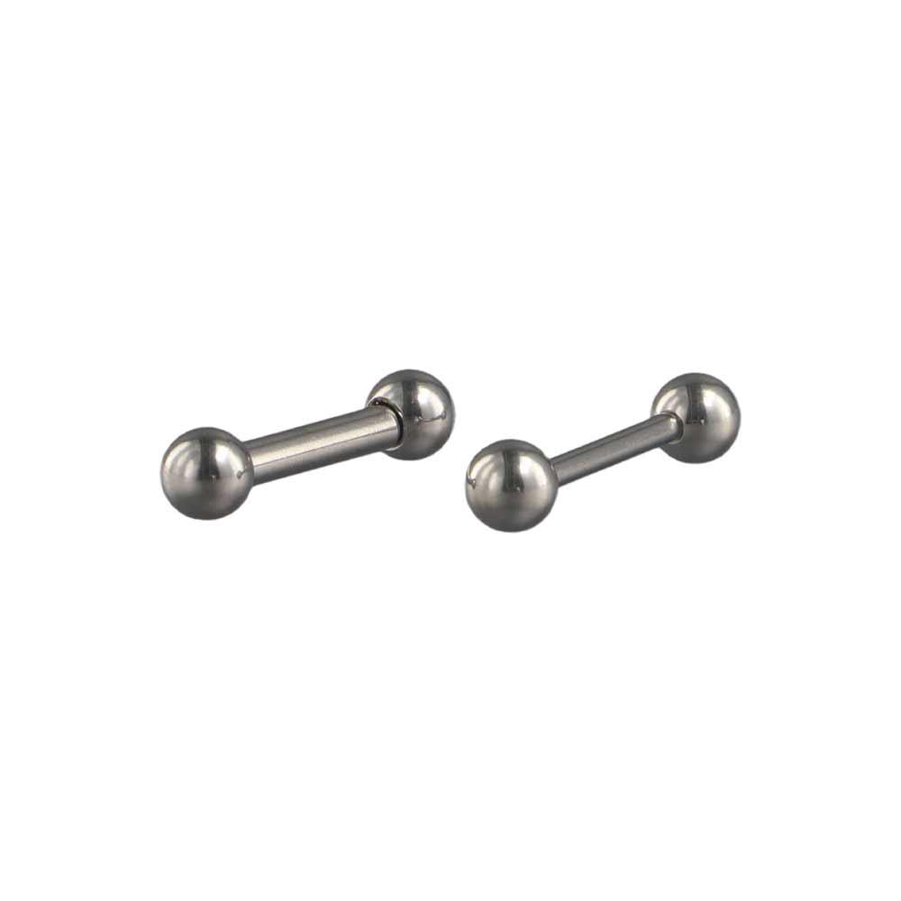 Stud Women Ear Studs Piercing Jewelry Dumbbell Tongue Nail Large Size Tongue Nail Tongue Ring