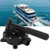 Marine Diaphragm Bilge Pump Manual Self Priming 45Lpm 720GPH Aluminum Alloy for Waste Water Transfer