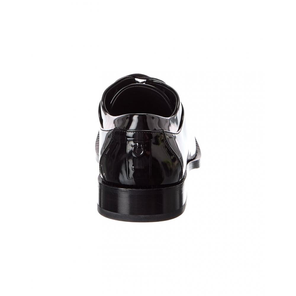 Salvatore Ferragamo Ferragamo Dinamic Leather Derby Black