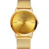 New Fashion Luxury Women Quartz Watch Rose  Stainless Steel Mesh Belt Female Clocks Dress W