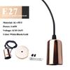 Modern Simplicity Led Base Pendant Lights E27 Lamp Holder Socket for Home Lighting Bulb