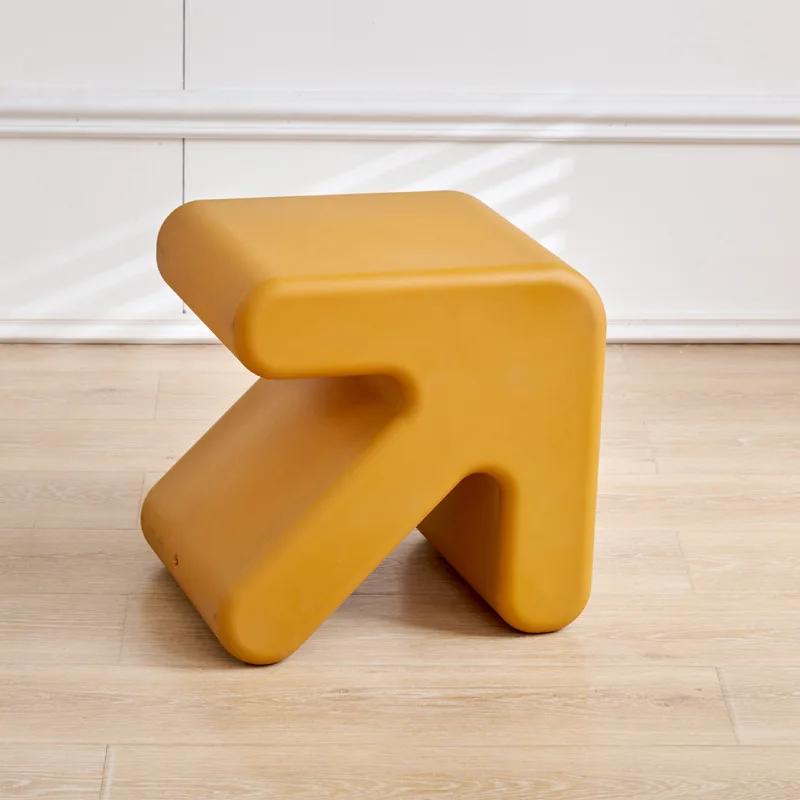 Small Plastic Stools Household Combination Sofas Shoe Changing Stools Modern Living Room Coffee Table Chairs Arrow Low Stools