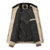 Giacca Primavera e Autunno Giacca Casual Giovanile Uomo Collo Alto Slim Cappotto da Uomo Uomo