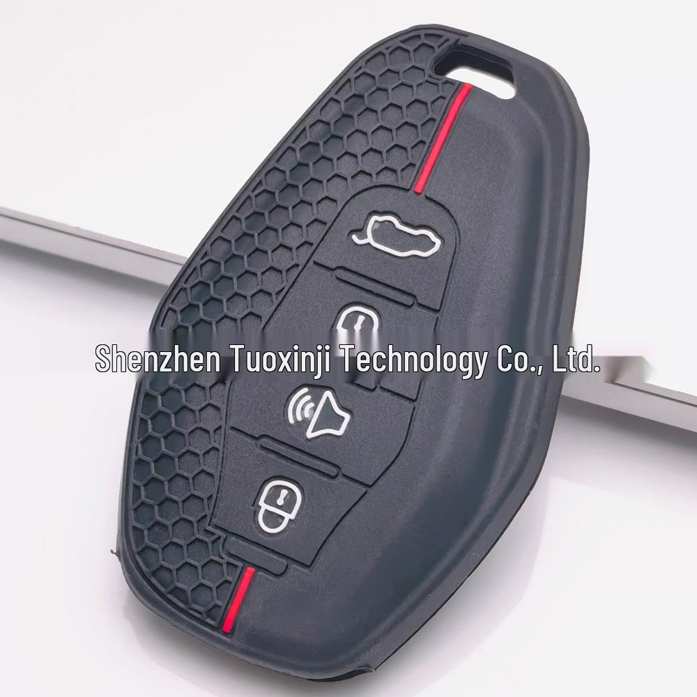 Chery Tiggo & Omoda Soft Silicone 4-Button Car Key Cover