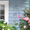 Metal Giraffe Wall Sculpture Modern Home Garden Decor Indoor Outdoor Art Gift