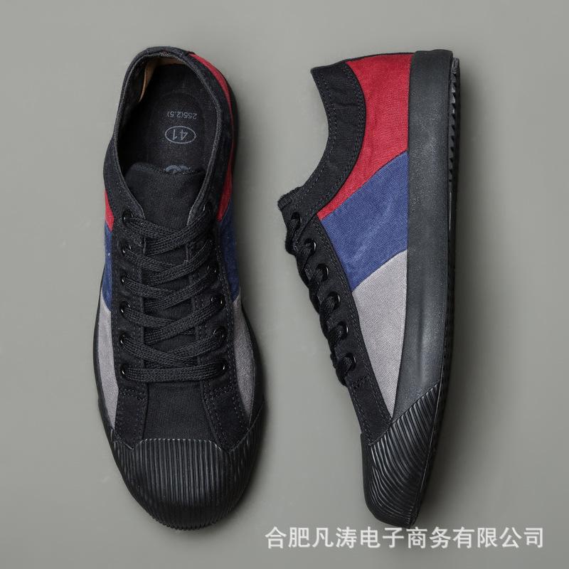 Fashion Size 46 Men Casual Shoes Canvas Fabric Male Loafers Comfortable Breathable Light High Qualitity Shoes Big Size 9011