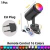 LED Spots Light RGB Multi Colors Neon Indoor Atmosphere Aluminum Lamps Party Wedding Decor Colourful Stage Ceiling SpotLighting