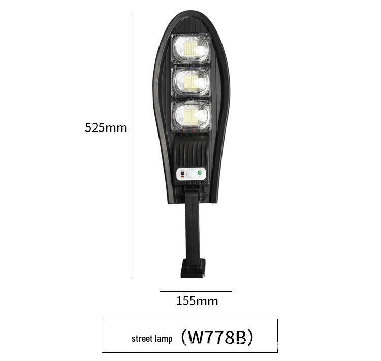 Integrated High-Brightness LED Solar Street Light with Remote Control